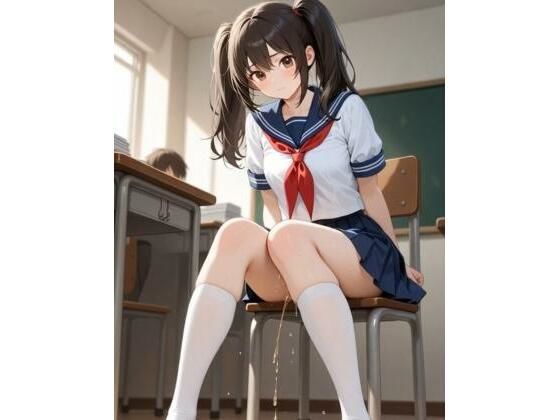 椅子に座った状態でおもらし