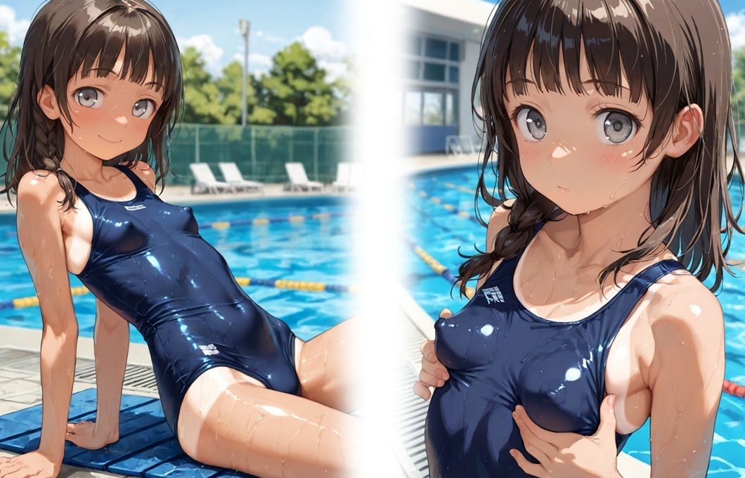 スク水日焼け跡少女保健室のベッドで全裸動物交尾1