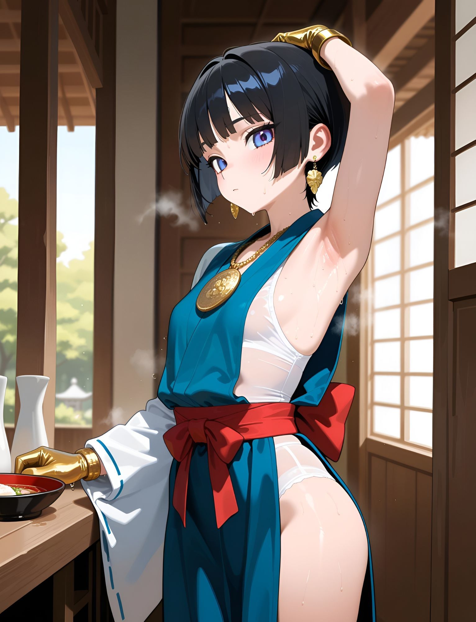 レズしかいない褌巫女の淫習村 画像3