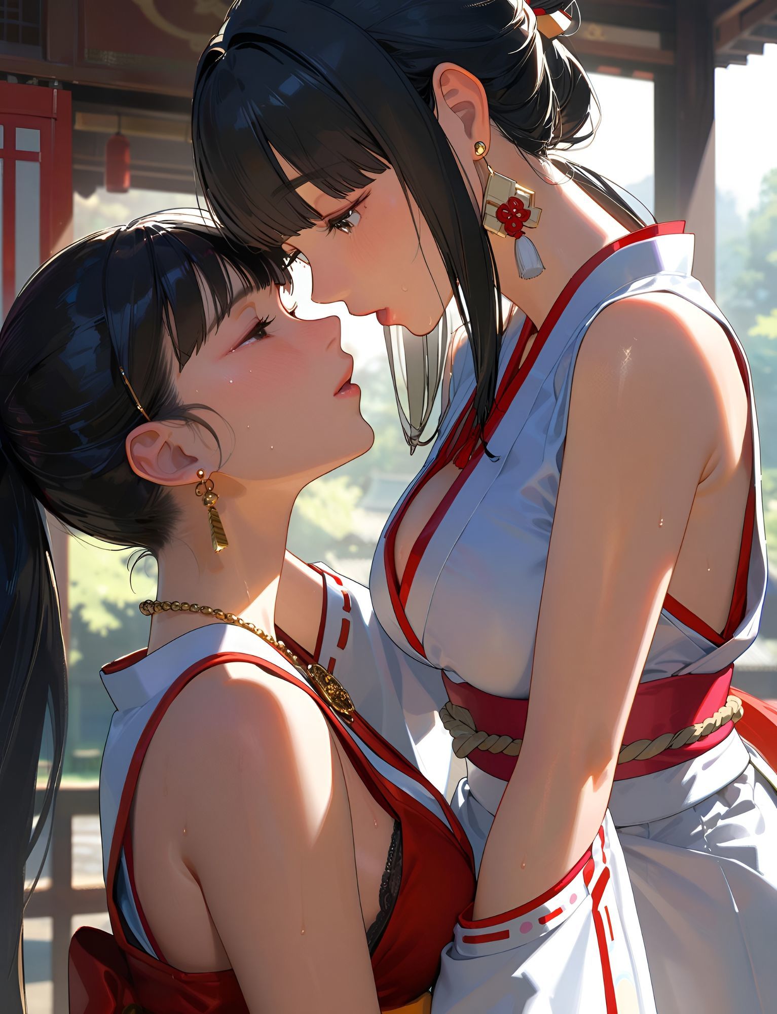 レズしかいない褌巫女の淫習村 画像4