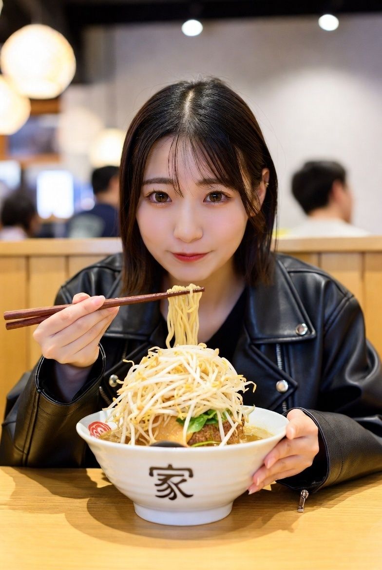 サンプル画像2:大食い秘技！乳出しブースト(とっくん) [d_709578]