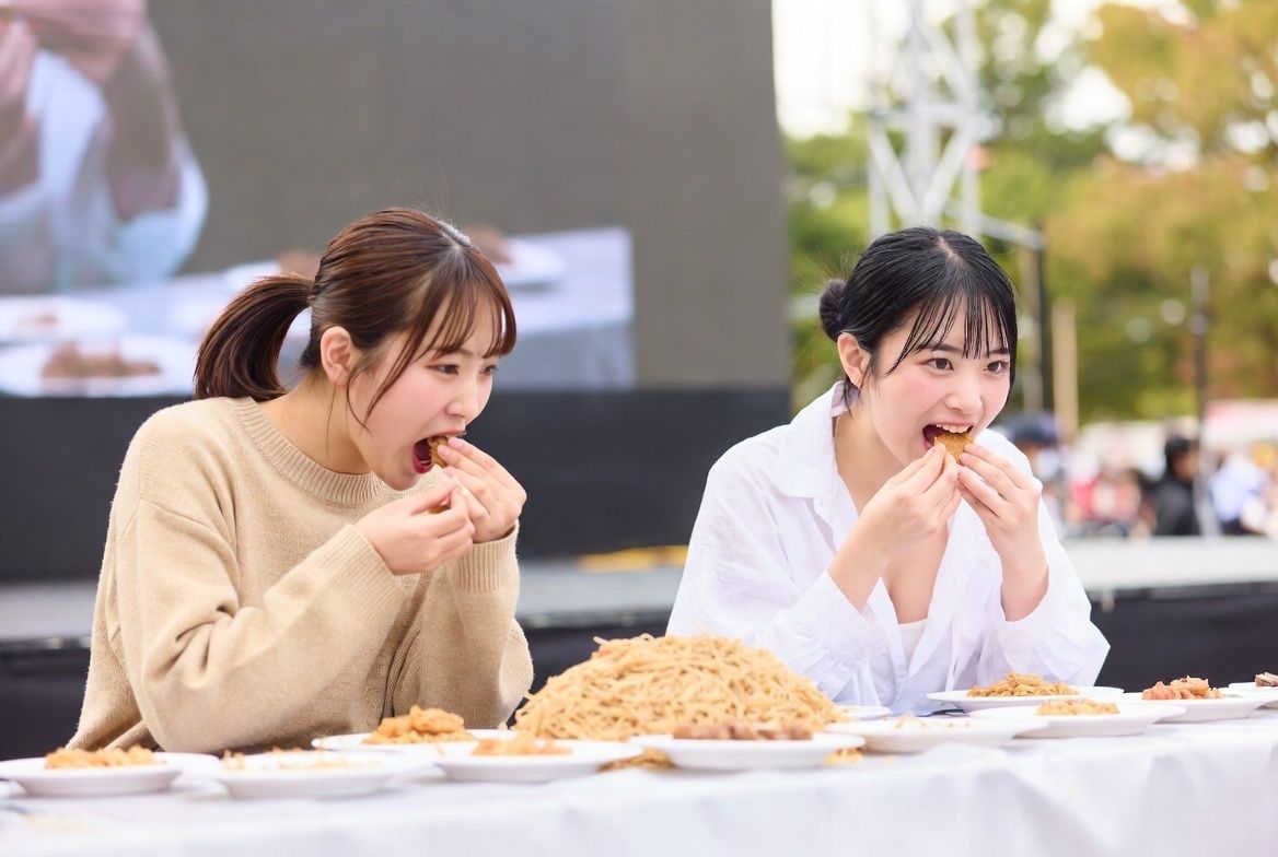 大食い秘技!乳出しブースト 画像4