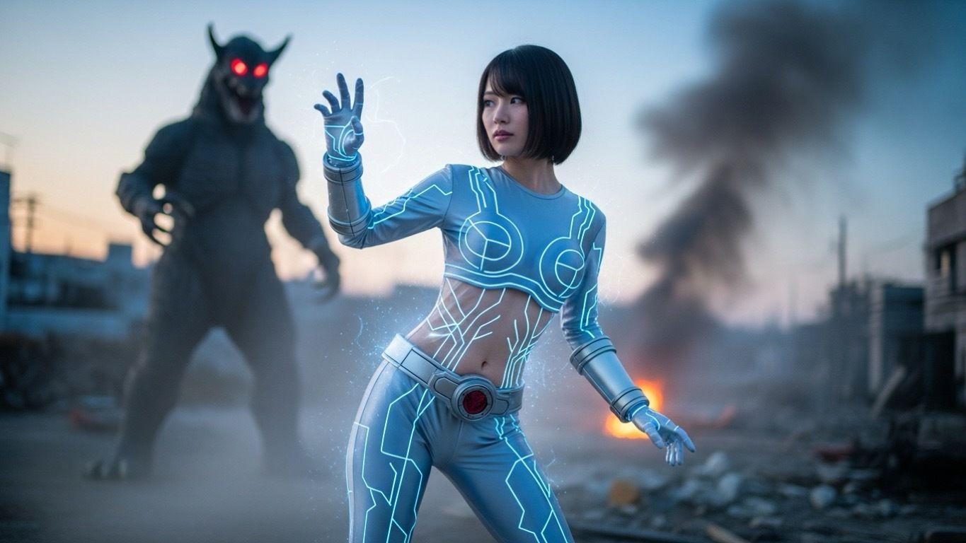 AI photo book 変身ヒロイン 画像1