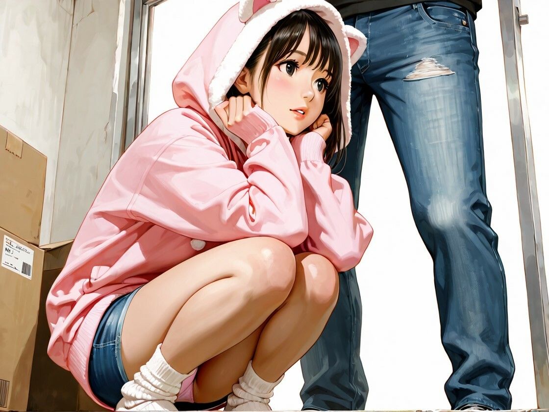 サンプル画像1:少女を捕まえ種付け(むにまん) [d_709650]