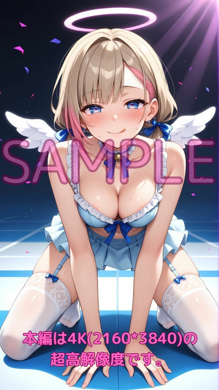 サンプル画像1:天国楽屋で100人天使アイドルに衣装のまま中出しハーレム〜白濁に染まるエンジェル・スパークル〜(velvetAI) [d_709657]