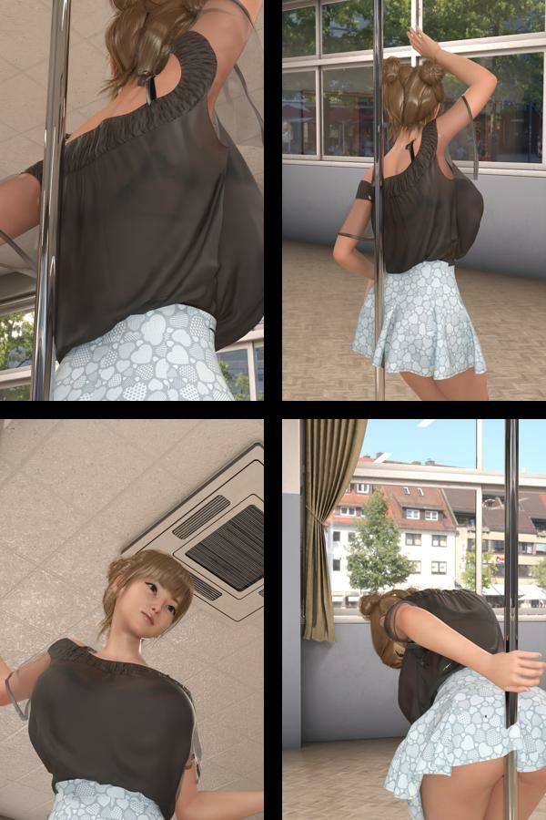 『理想の彼女を3DCGで作ります』から生まれたバーチャルアイドル「一ノ瀬廻里(いちのせめぐり)」のポールダンス風写真集:PoleDance_02【無料試聴】 30 『理想の彼女を3DCGで作ります』から生まれたバーチャルアイドル「一ノ瀬廻里(いちのせめぐり)」のポールダンス風写真集:PoleDance_02 画像2