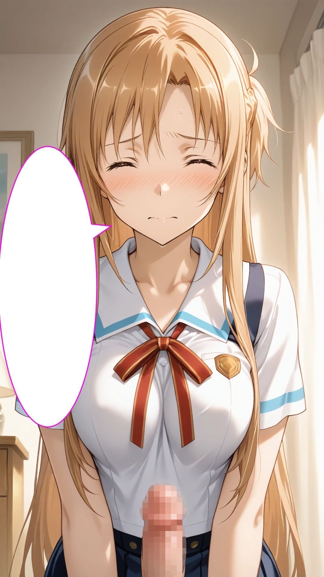 明〇奈のフ〇ラでご奉仕してあげる（ハート） 画像4