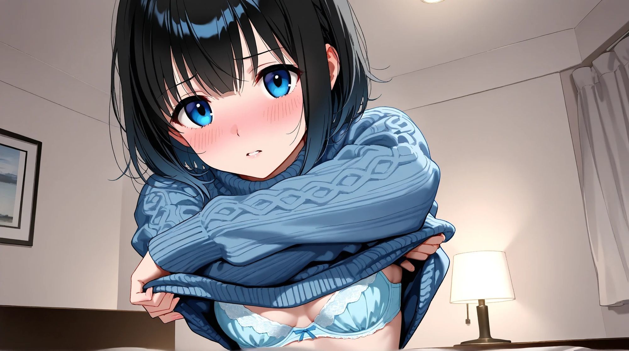 サンプル画像4:清楚な黒髪JDが俺の前だけで乱れていく(Nao AIDesignWorks) [d_709749]