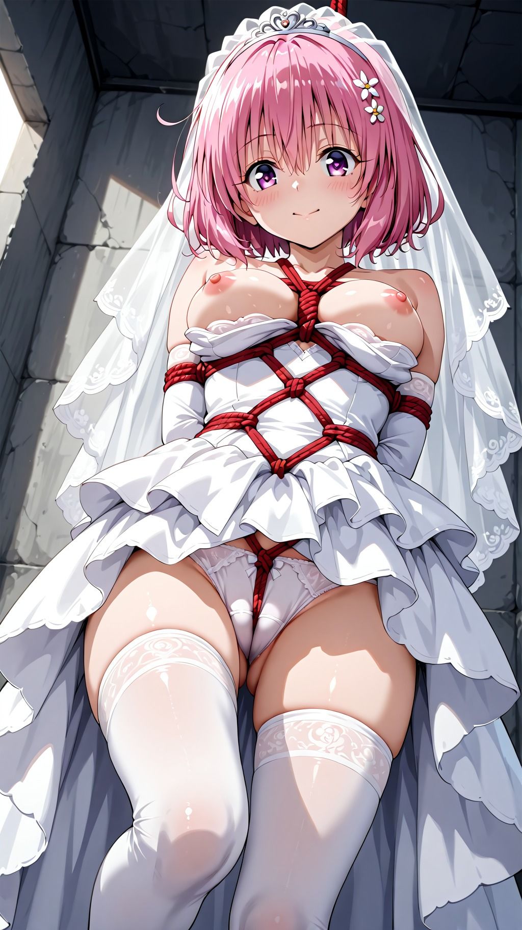 サンプル画像2:vol.56 第3王女6 ウェディングドレス緊縛(inspire2000) [d_709765]