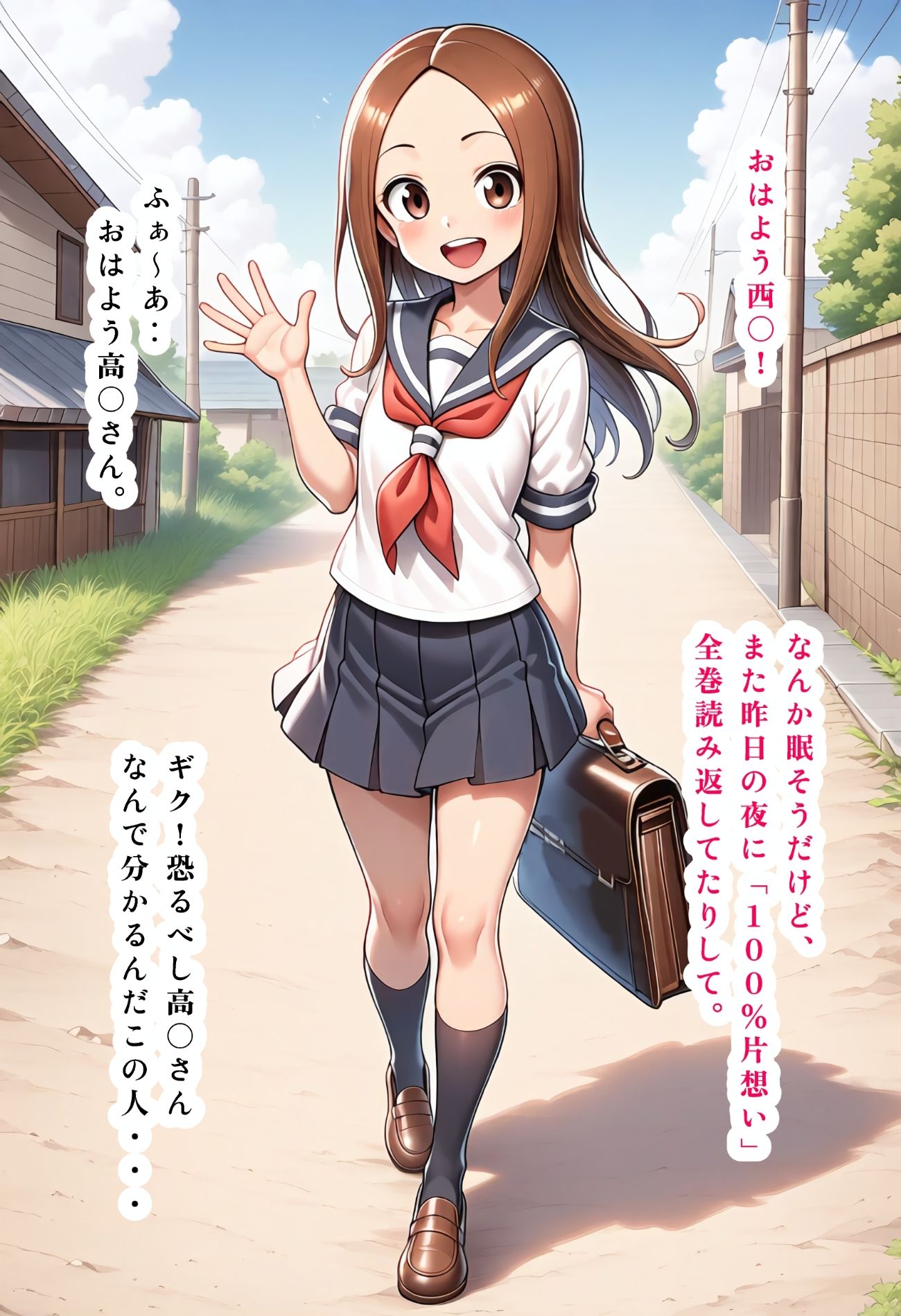 高〇さん西〇に羞恥プレイをする！！ 画像1