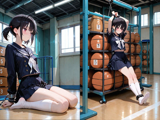 【エロ漫画】貧乳JKがダメージ制服で・・4