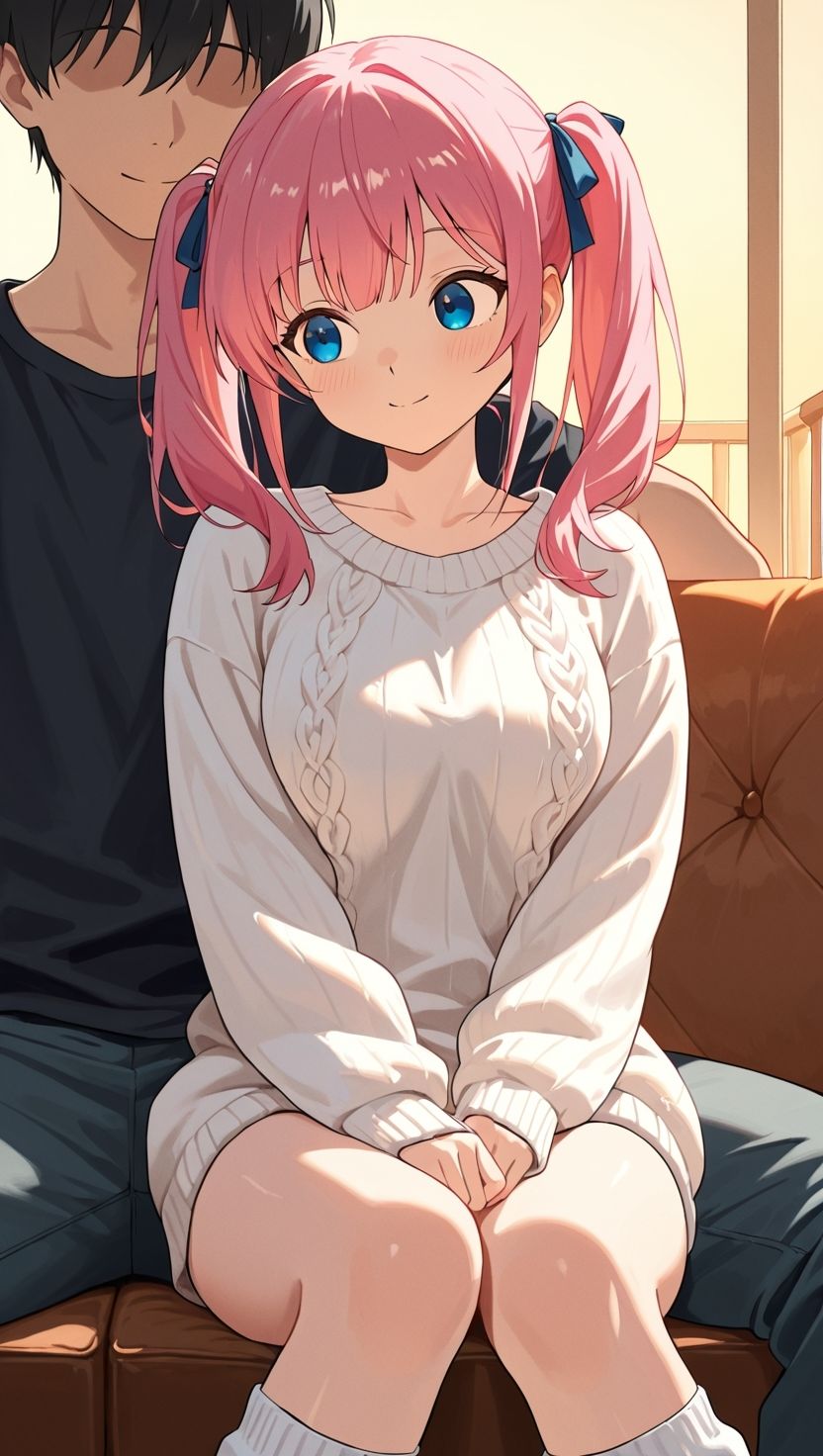 サンプル画像2:ツインテ甘えん坊妹が快楽で孕み堕ちる3日間の記録(妹学園) [d_710013]