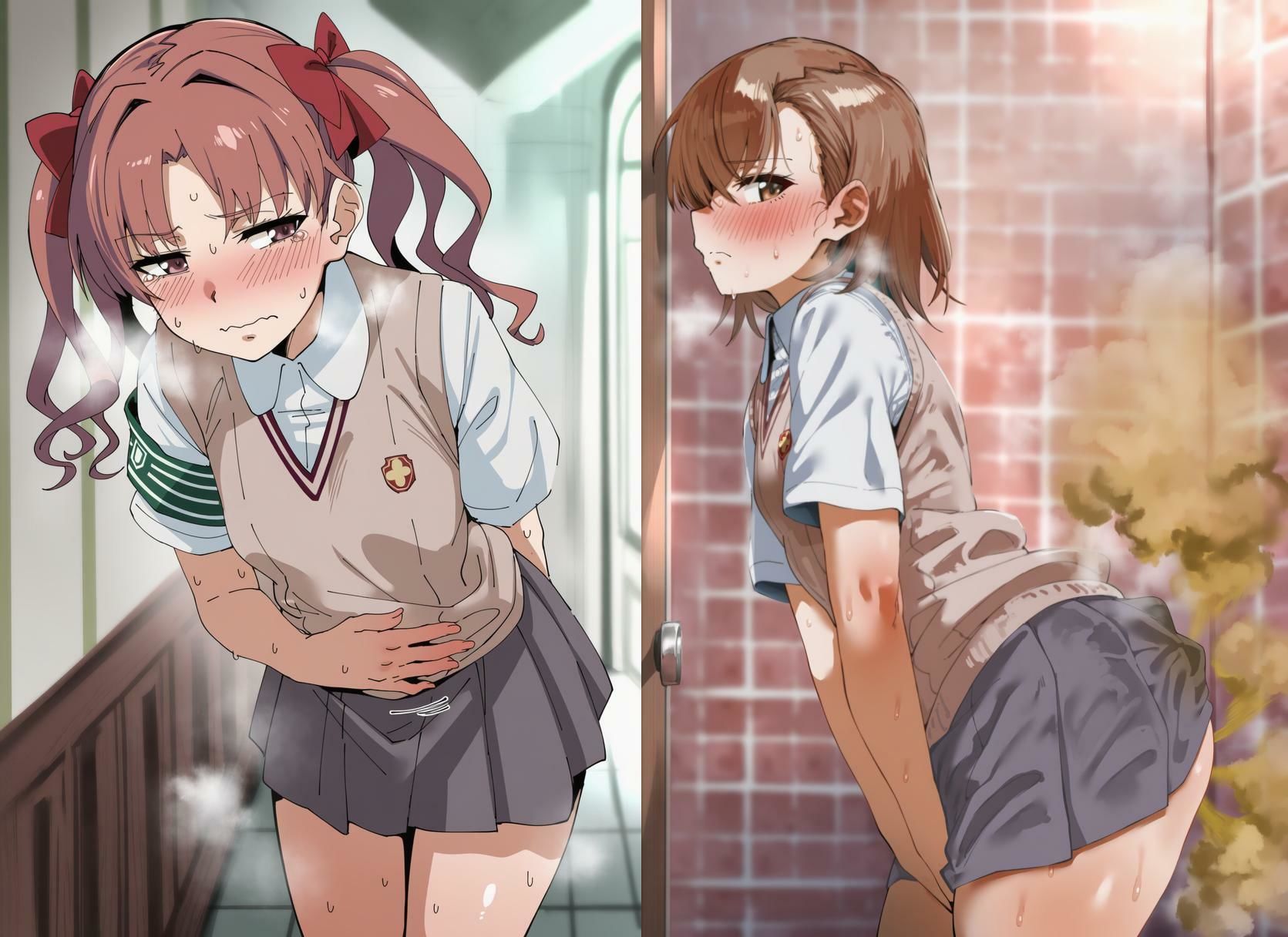 サンプル画像4:とある少女の脱糞記録 スカトロCG集 500枚(スカトロ工房) [d_710042]