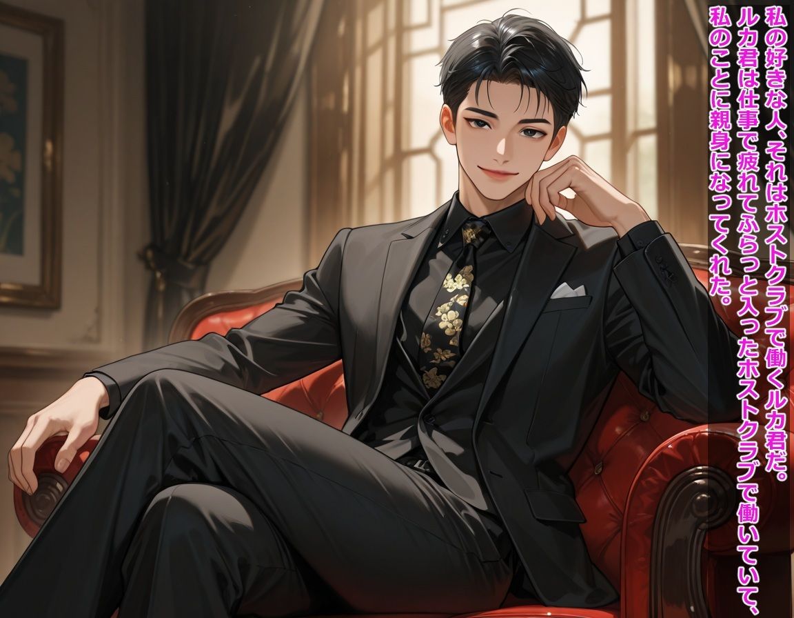 サンプル画像1:ホストにハマった私が海外で飼われて(BLUEMOON NOVEL) [d_710045]