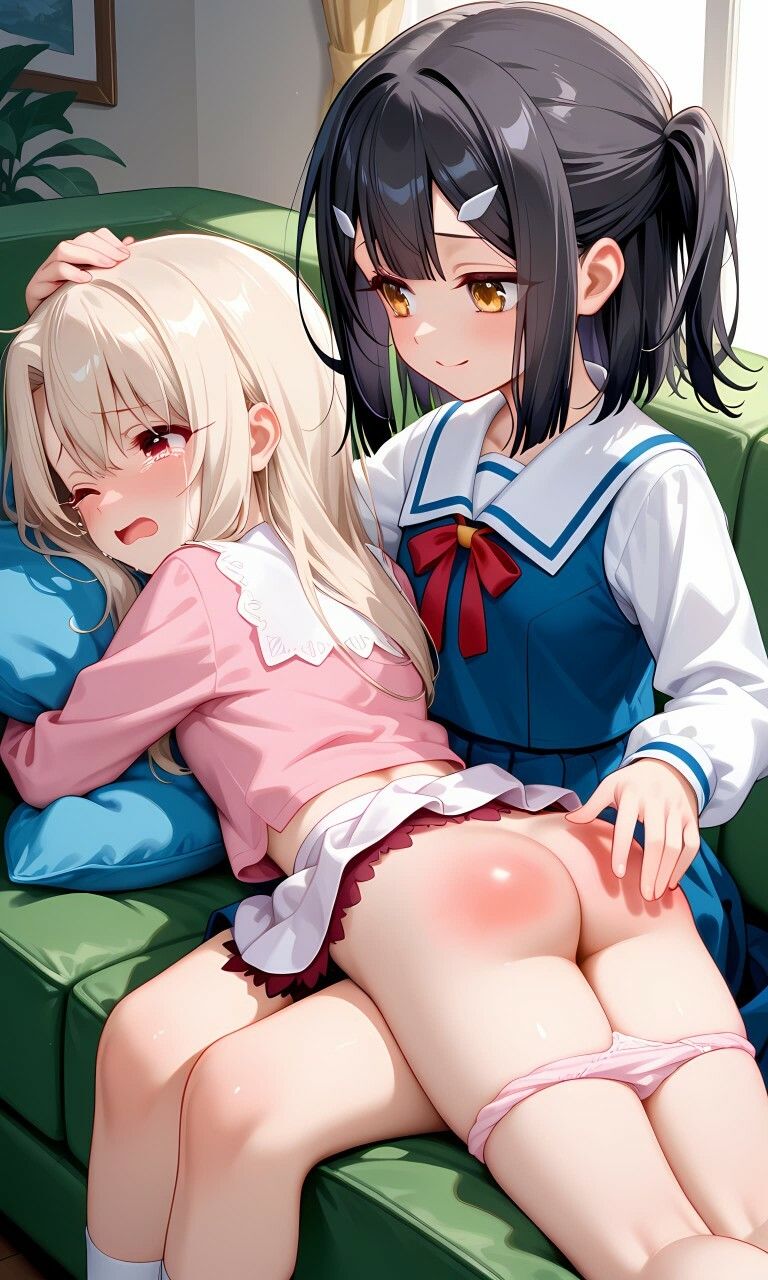 サンプル画像1:美遊・イリヤ（プリズマ☆イリヤ）お尻叩きイラスト集(funafuna) [d_710050]