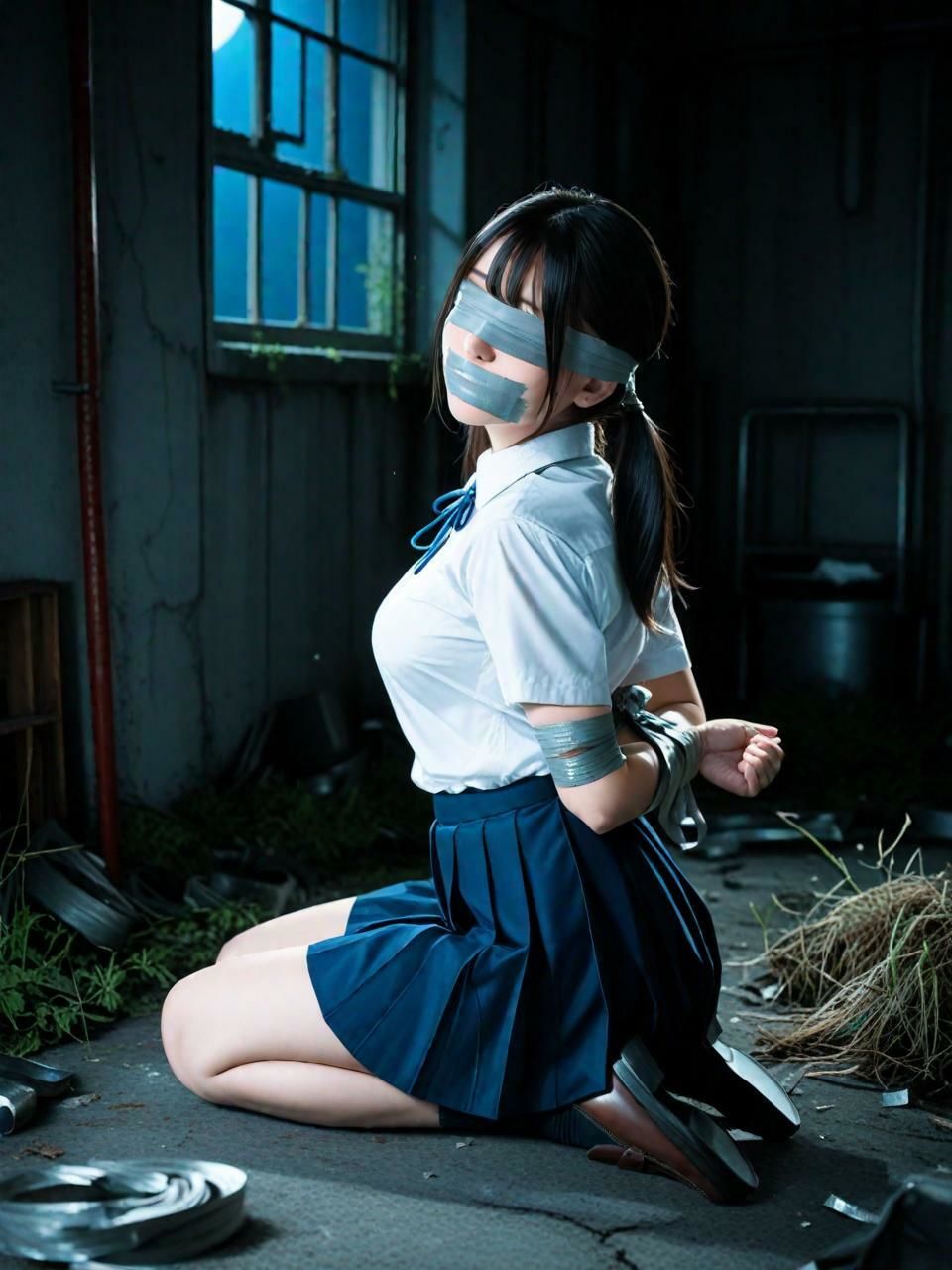 夜の廃墟の秘密（490枚）【実写系AI超リアルCG集ult】 画像1