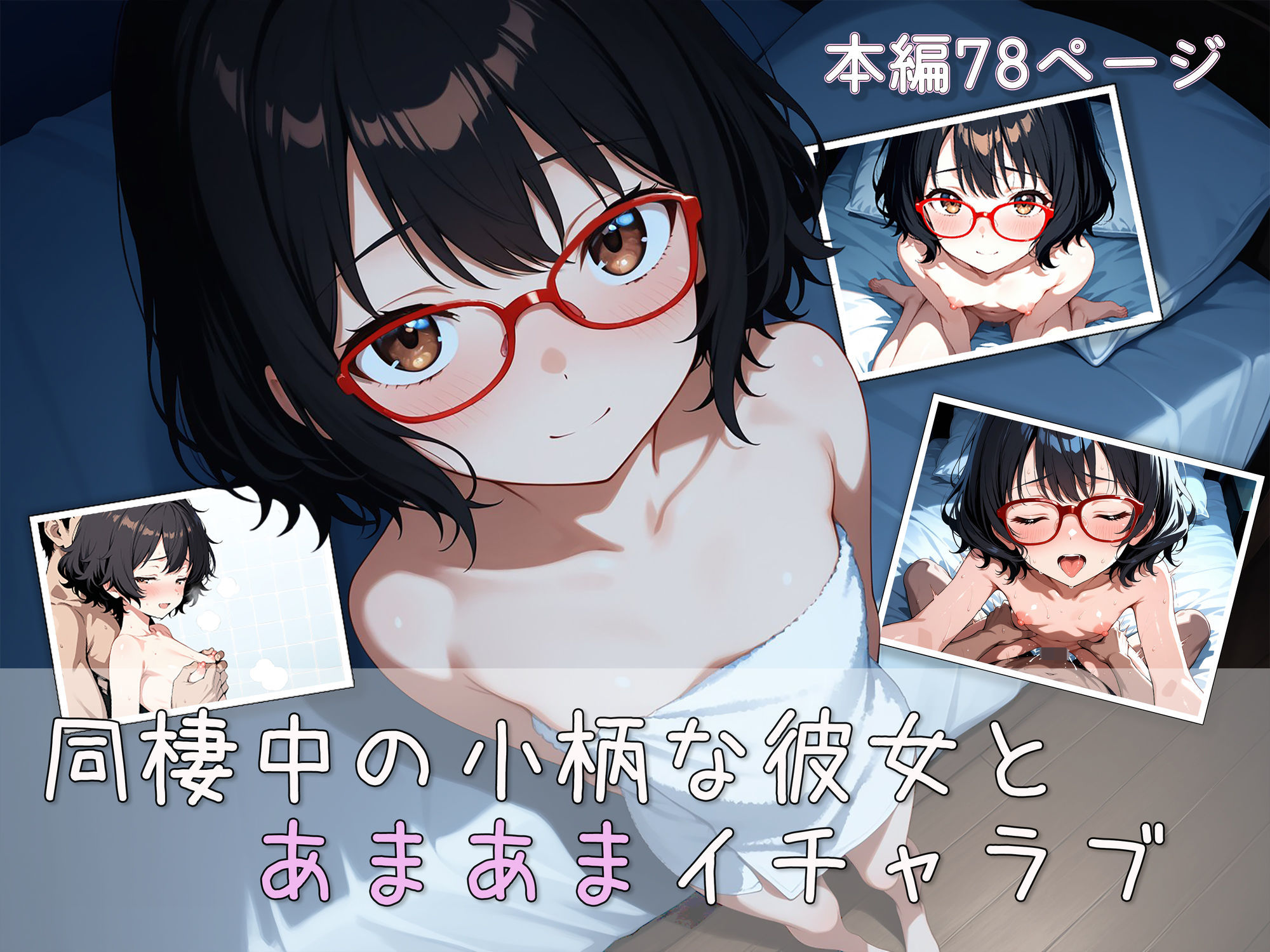 【エロ漫画】同棲中の小柄な彼女とあまあまイチャラブ1