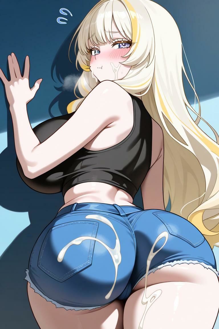 サンプル画像1:ぶっかけデニムギャル2  むちむちデカ尻ギャルは淫乱ク◯ビッチ(AIは世界を救う) [d_710129]