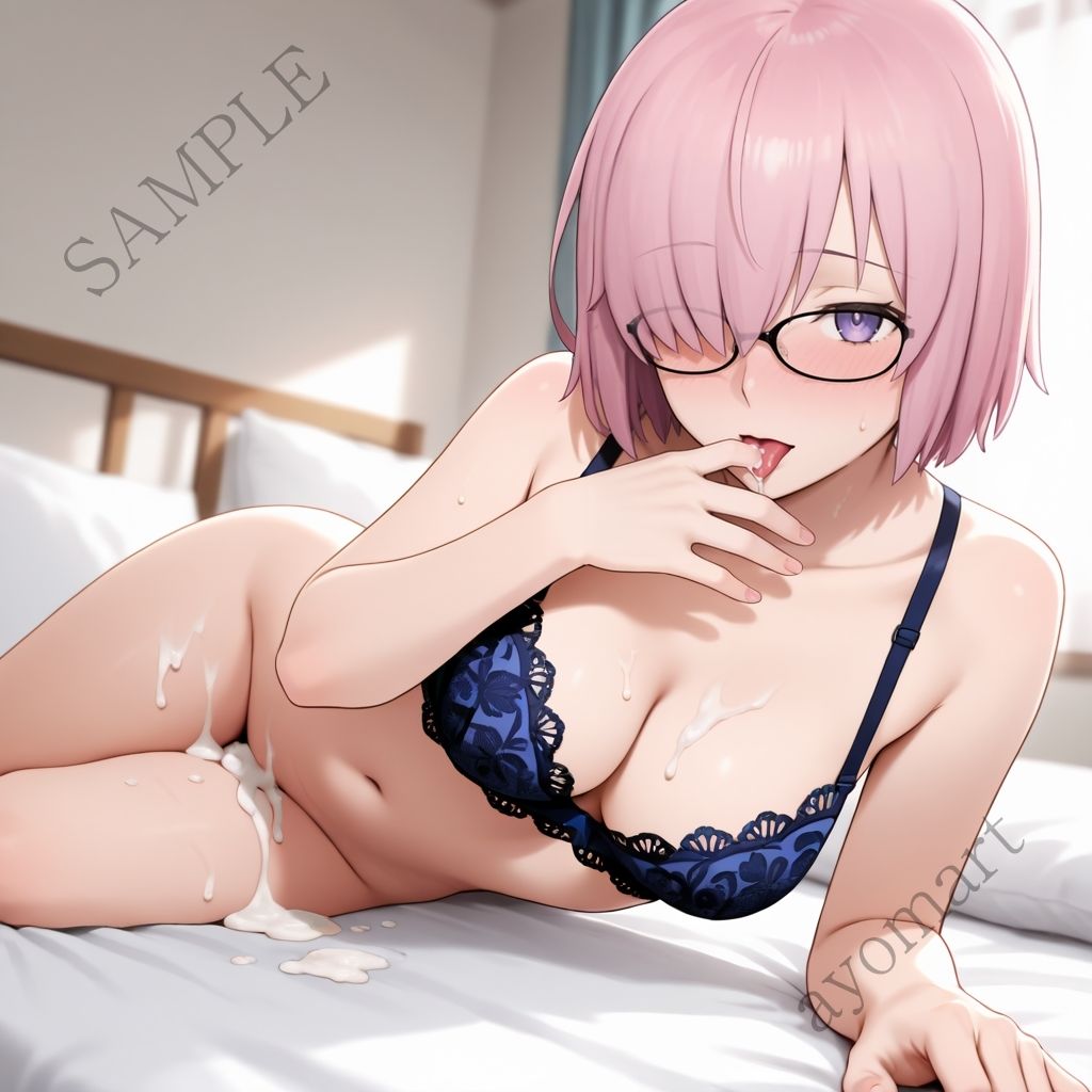 サンプル画像1:いつでもヤらせてくれるカノジョ。 〜FG〇 マ〇ュ編〜(あよまーとalt) [d_710215]