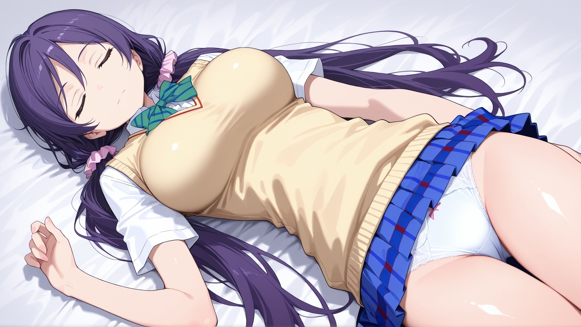 サンプル画像5:寝ている○○にぶっかけ のぞみ編(第6AI研究所) [d_710252]