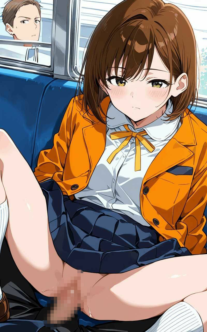 サンプル画像5:制服と女子校生  クール美女の初体験編(きんたろう) [d_710333]