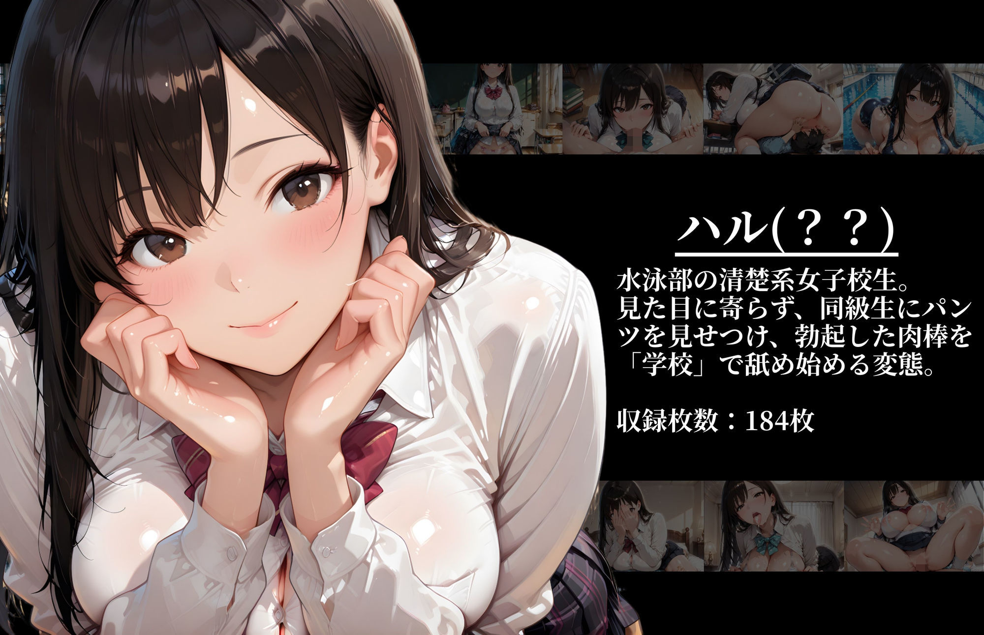 【エロ漫画】［500枚の長編］［4K横長高画質］ 肉便女の四重奏（カルテット）〜4人の変態女子校生・人妻〜3