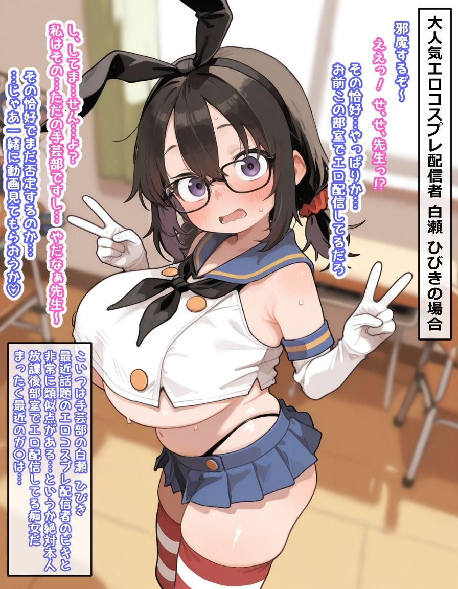 催●＆常識改変！巨根先生によるJKオナホ計画（はーと）短編集（2）9