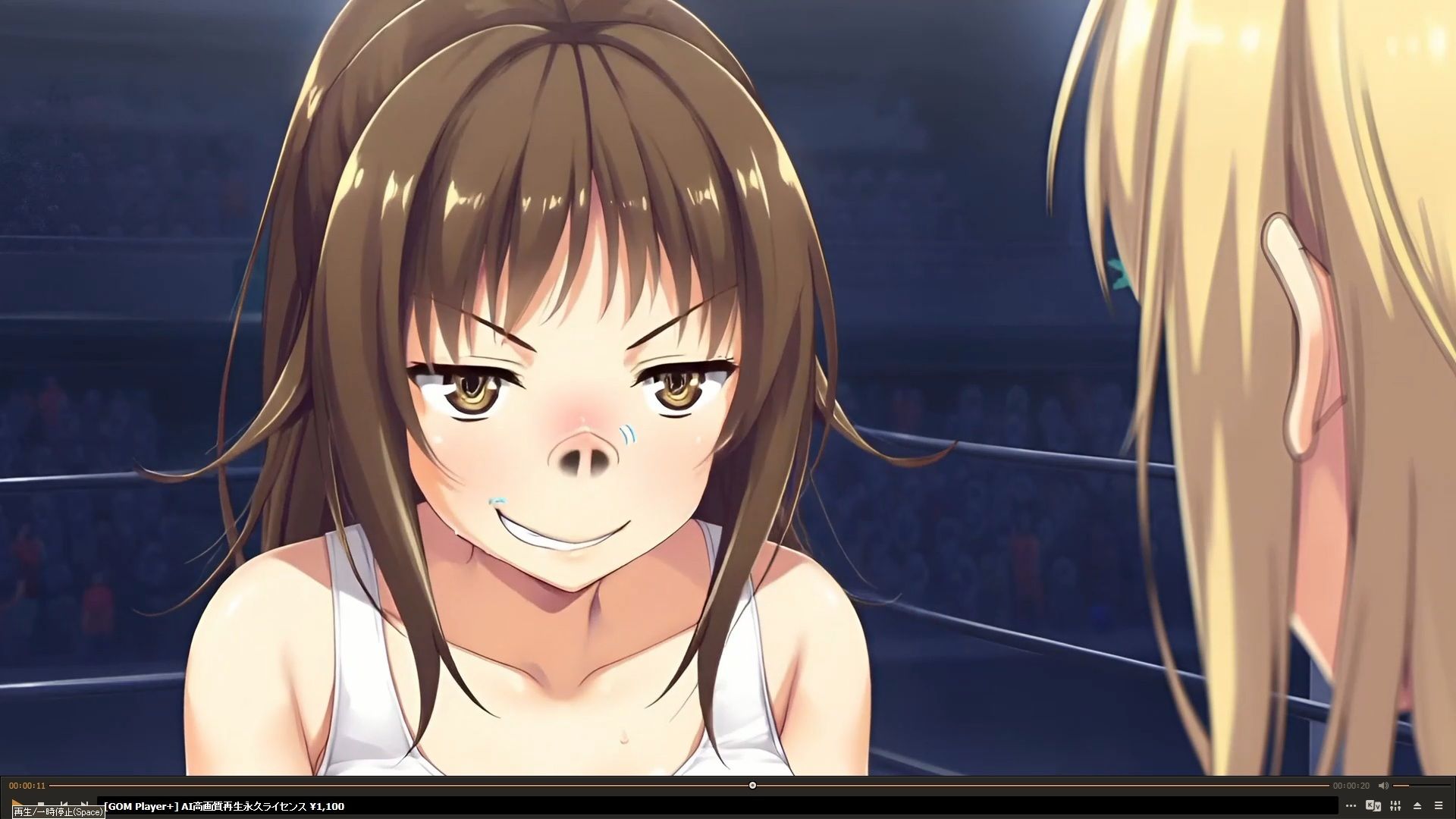 サンプル画像4:【超自信作！】くしゃみdeプロレス！フルアニメーション！/ Wrestling and Sneeze！ Full Animation！(くしゃみフェチ専門店) [d_710487]