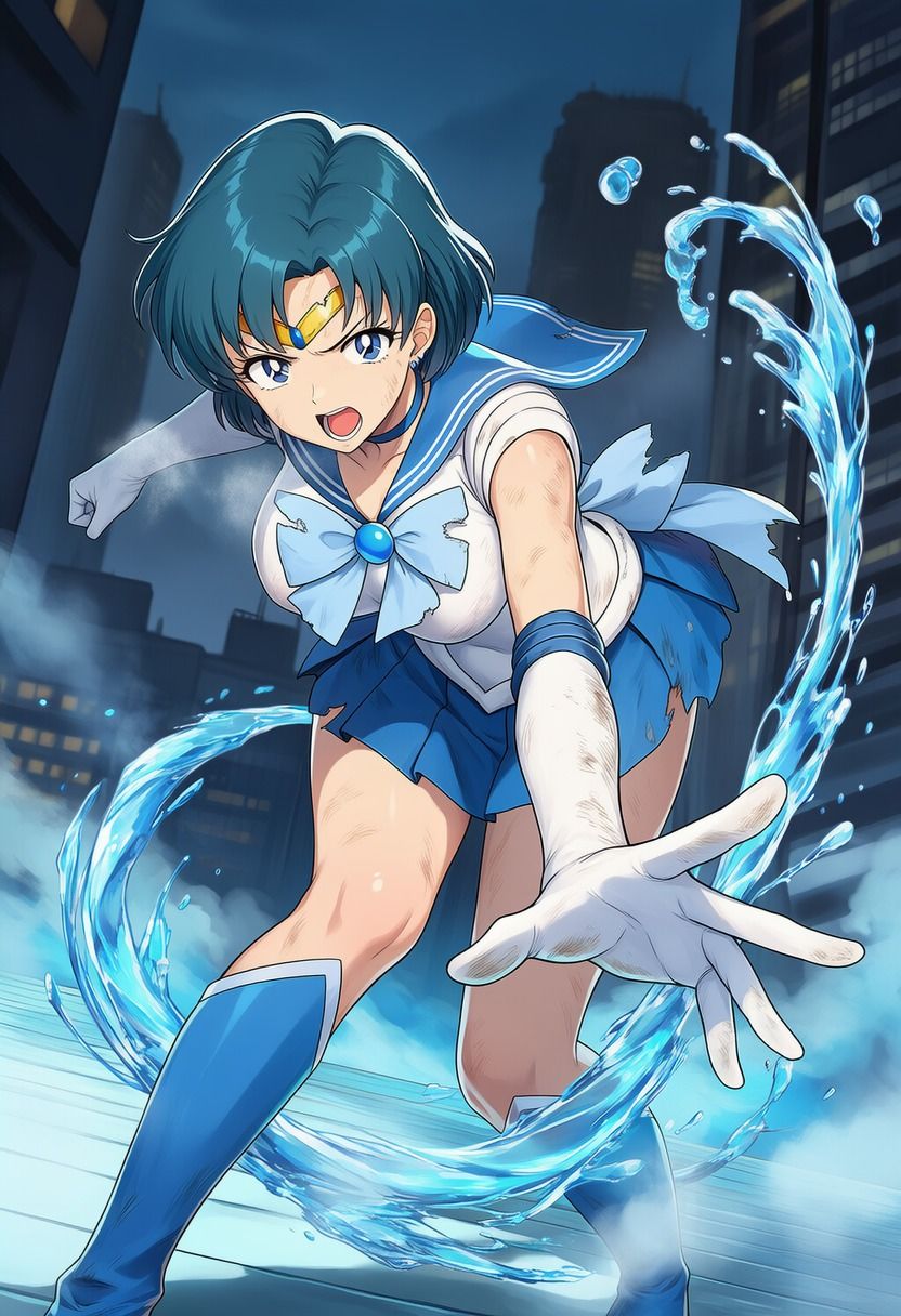 セーラーマーキュ●ー vs ぬるぬる触手【苗床編】 画像1