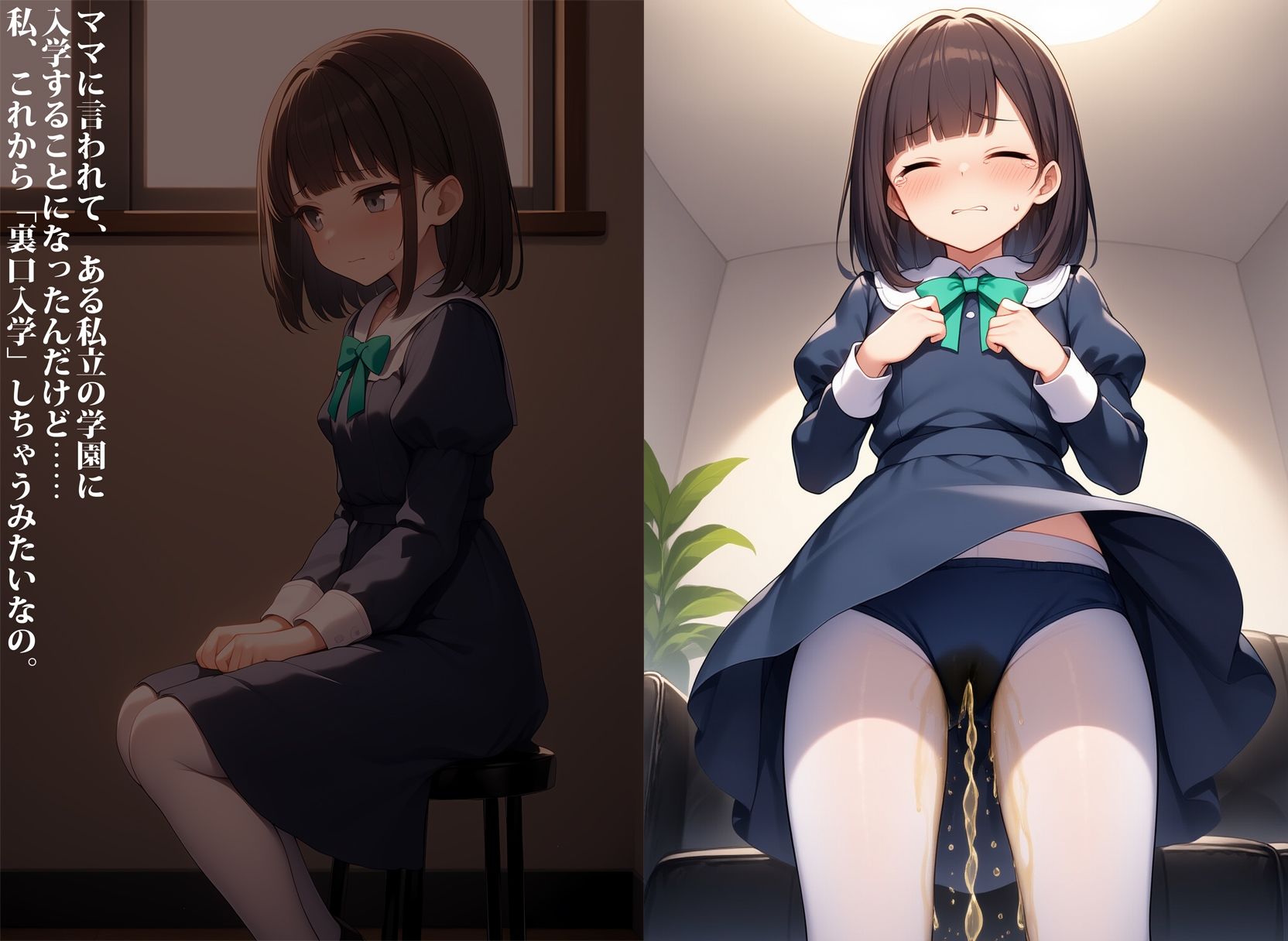 裏口入学の代償〜私立学園の女性徒がお漏らし調教〜 画像1