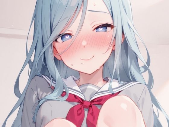 雫のむちむち太ももコキ 画像1