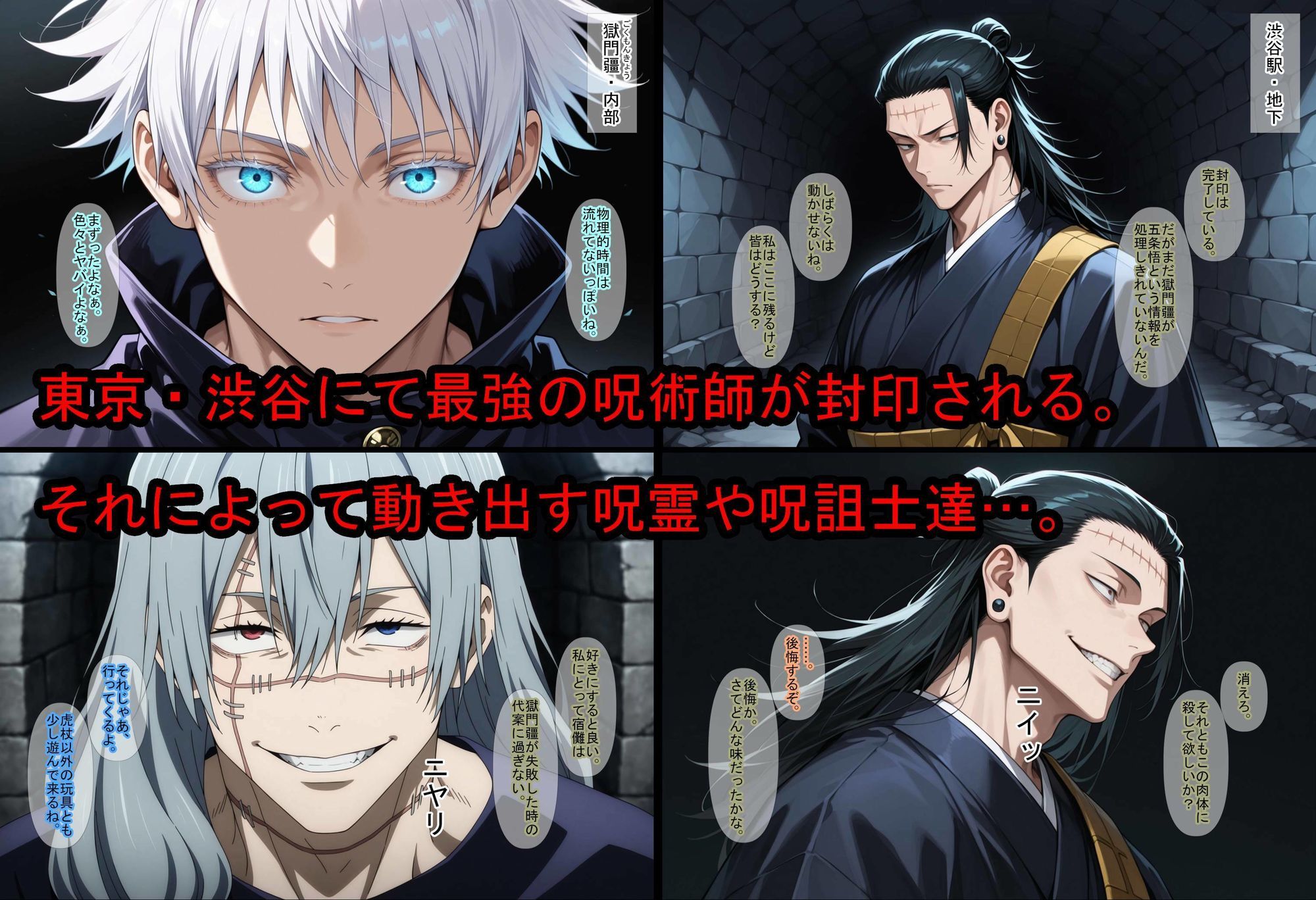 サンプル画像1:【呪術〇戦】渋谷［凌●］事変(魔術師プロトン2D) [d_710747]