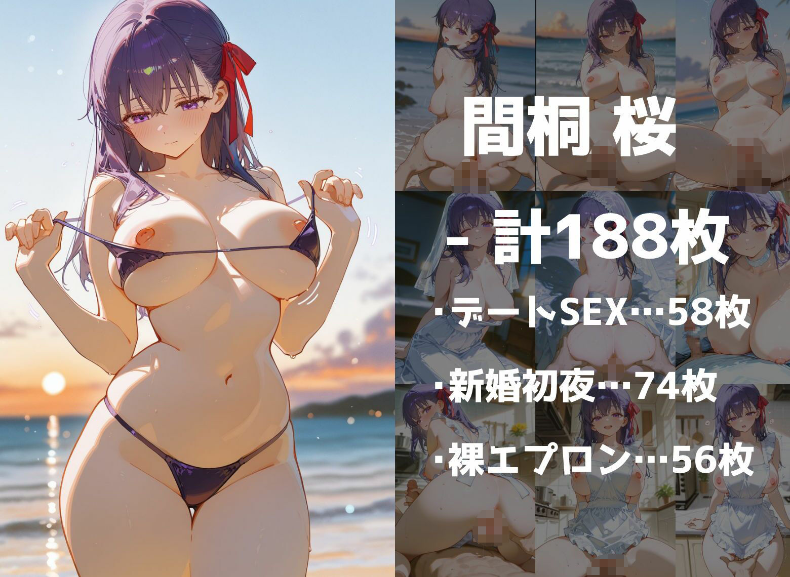 サンプル画像3:憧れヒロインは俺にだけデレデレです -間〇桜編-(Crystal Aura) [d_710808]