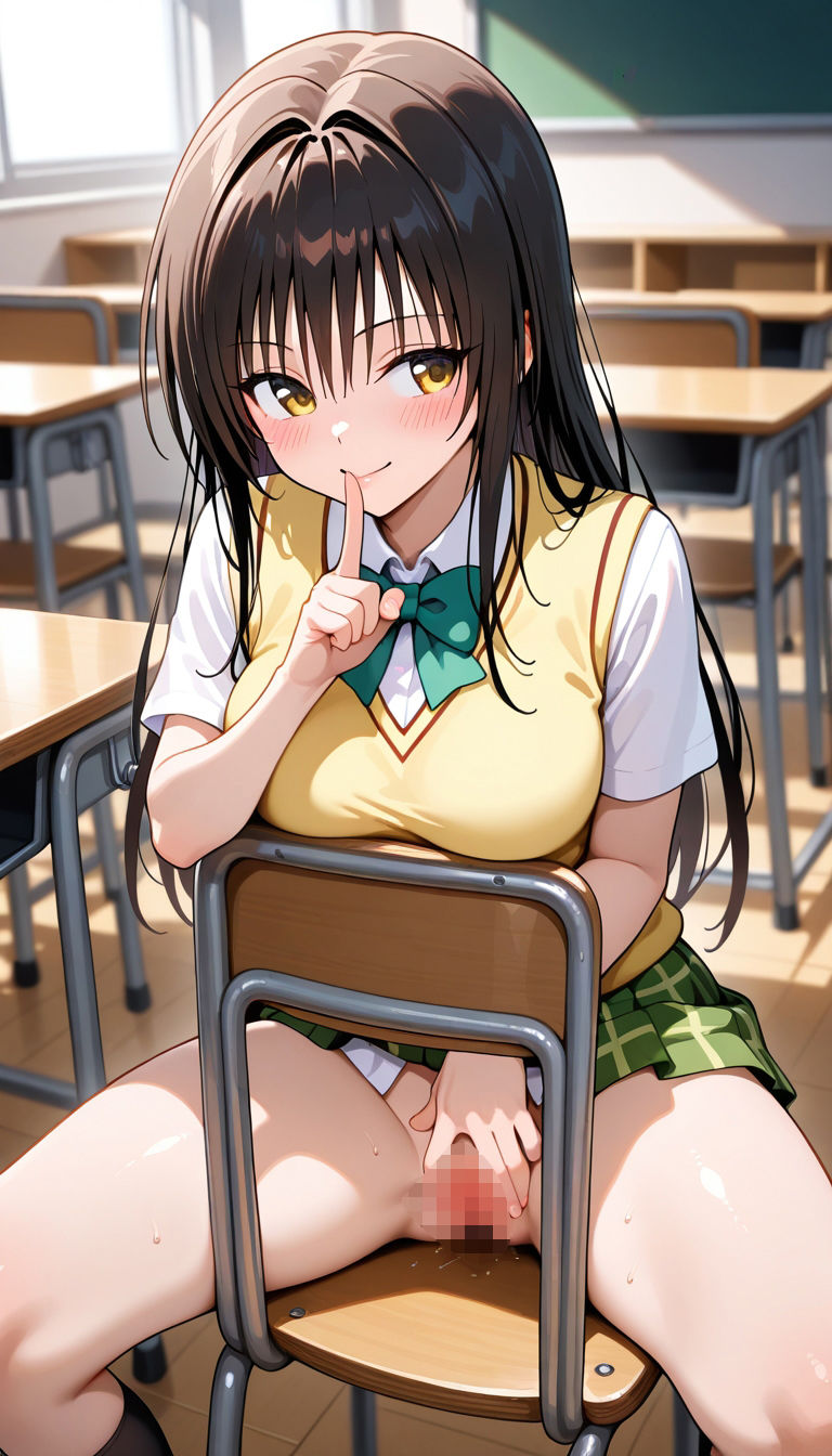 サンプル画像3:前の席のあの娘がすごいノーパンアピールしてくる古〇川＆西〇寺編(ドットいっこぶん) [d_710818]