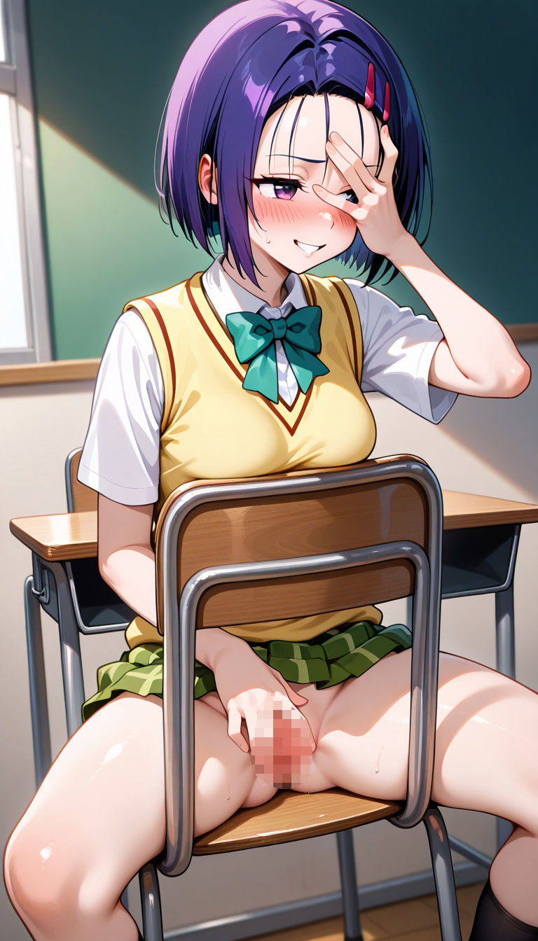 サンプル画像6:前の席のあの娘がすごいノーパンアピールしてくる古〇川＆西〇寺編(ドットいっこぶん) [d_710818]