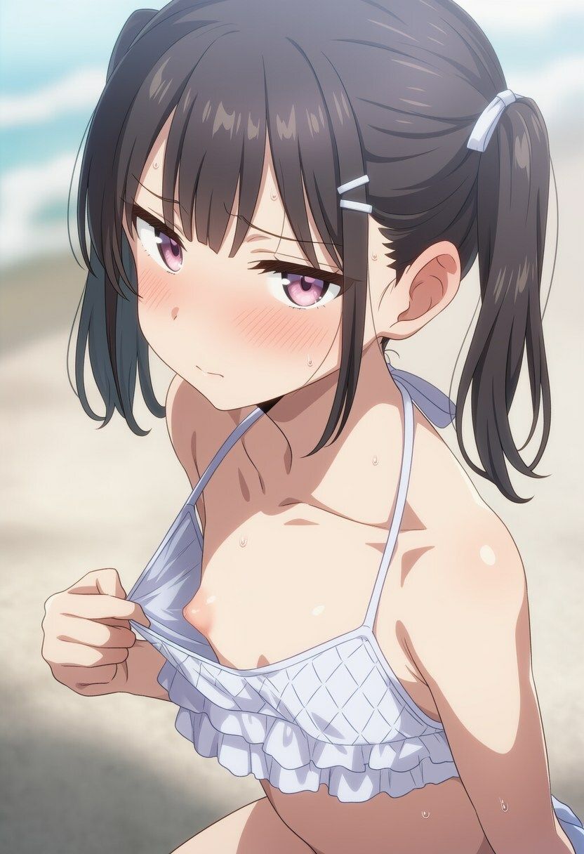 【エロ漫画】乳首を見せてくれる女の子1