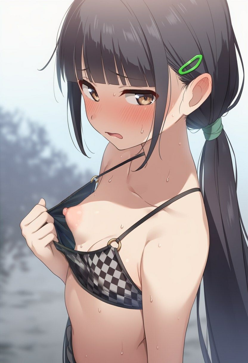 【エロ漫画】乳首を見せてくれる女の子5