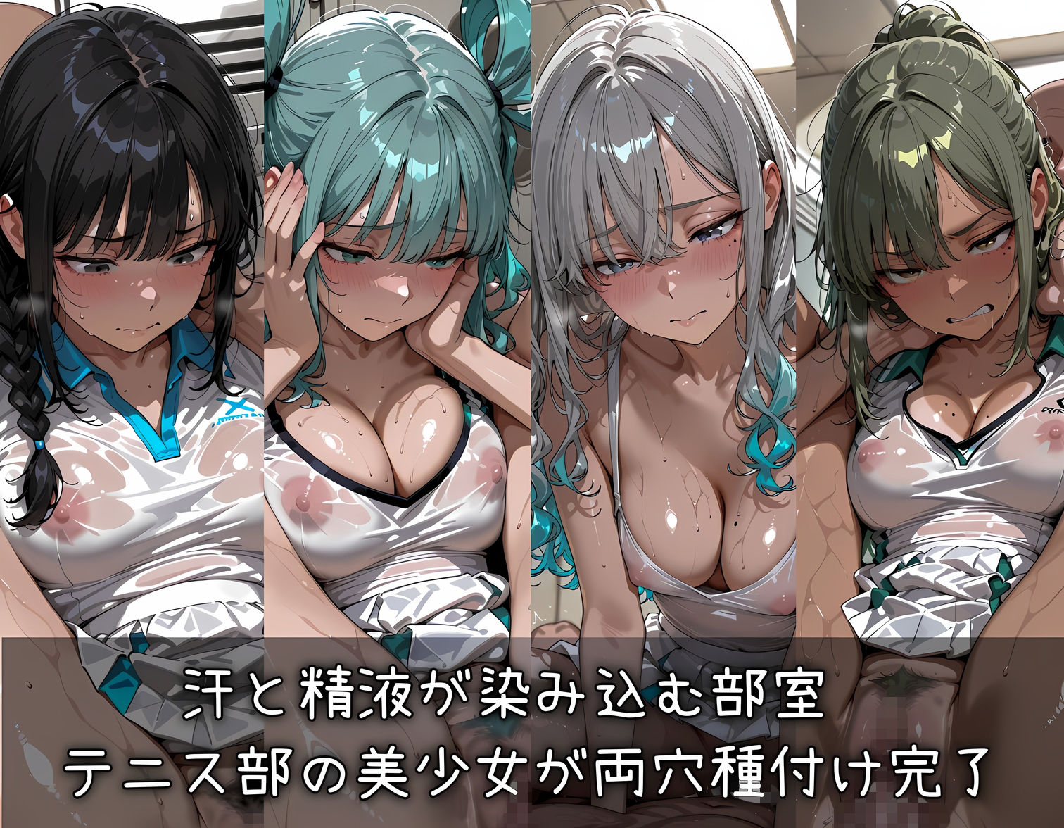 サンプル画像2:顧問の肉便器に堕ちるテニス部(寝取り女子高生) [d_710894]