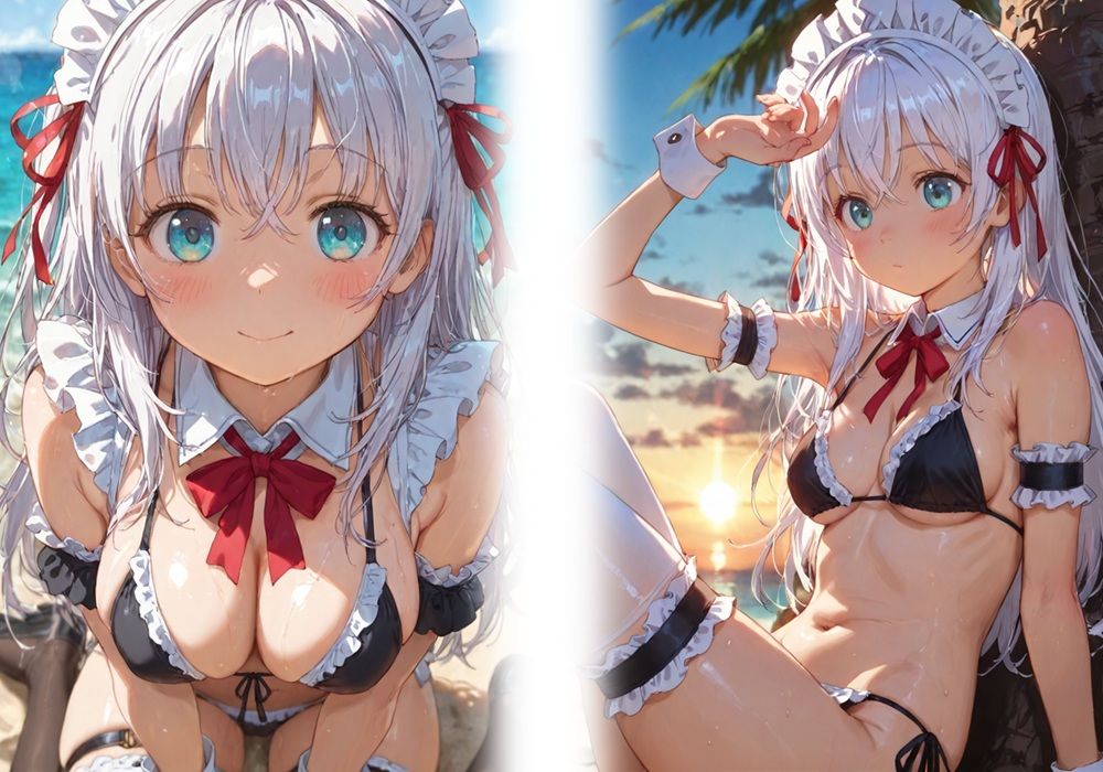 お胸がたわわな激カワメイドとイチャらぶドロドロ連続中出しエッチ 画像2