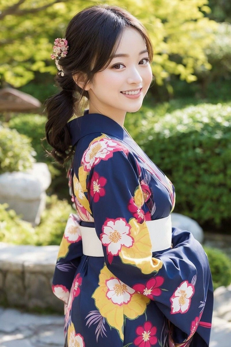 サンプル画像1:【美女名録】vol2.20  絢爛―振袖に咲く美―  150枚【AIグラビア写真集】(AI美女制作参謀本部4課) [d_710927]