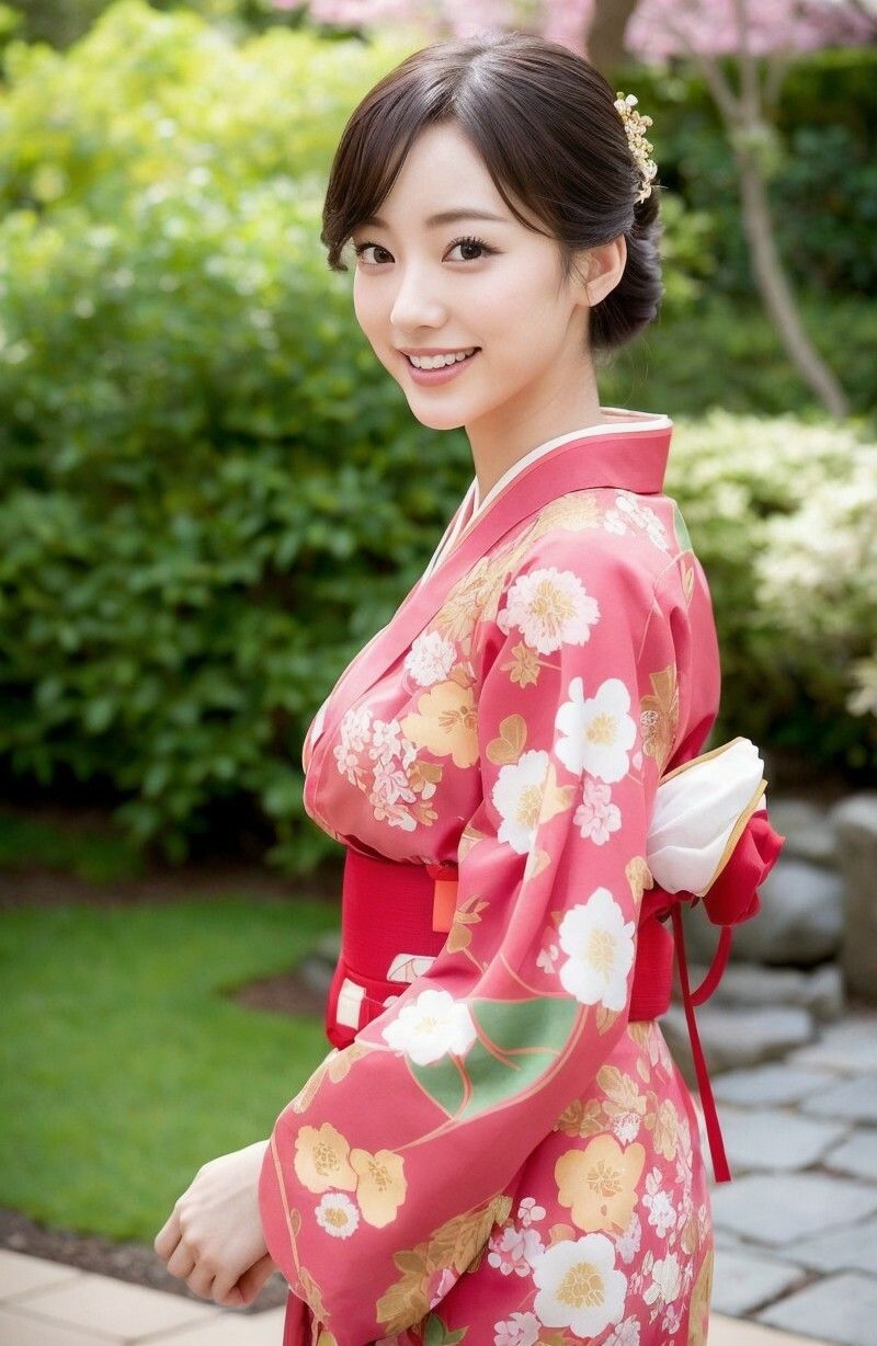 サンプル画像2:【美女名録】vol2.20  絢爛―振袖に咲く美―  150枚【AIグラビア写真集】(AI美女制作参謀本部4課) [d_710927]