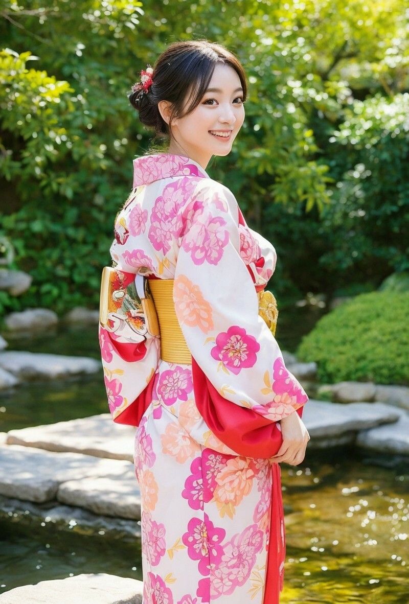 サンプル画像3:【美女名録】vol2.20  絢爛―振袖に咲く美―  150枚【AIグラビア写真集】(AI美女制作参謀本部4課) [d_710927]