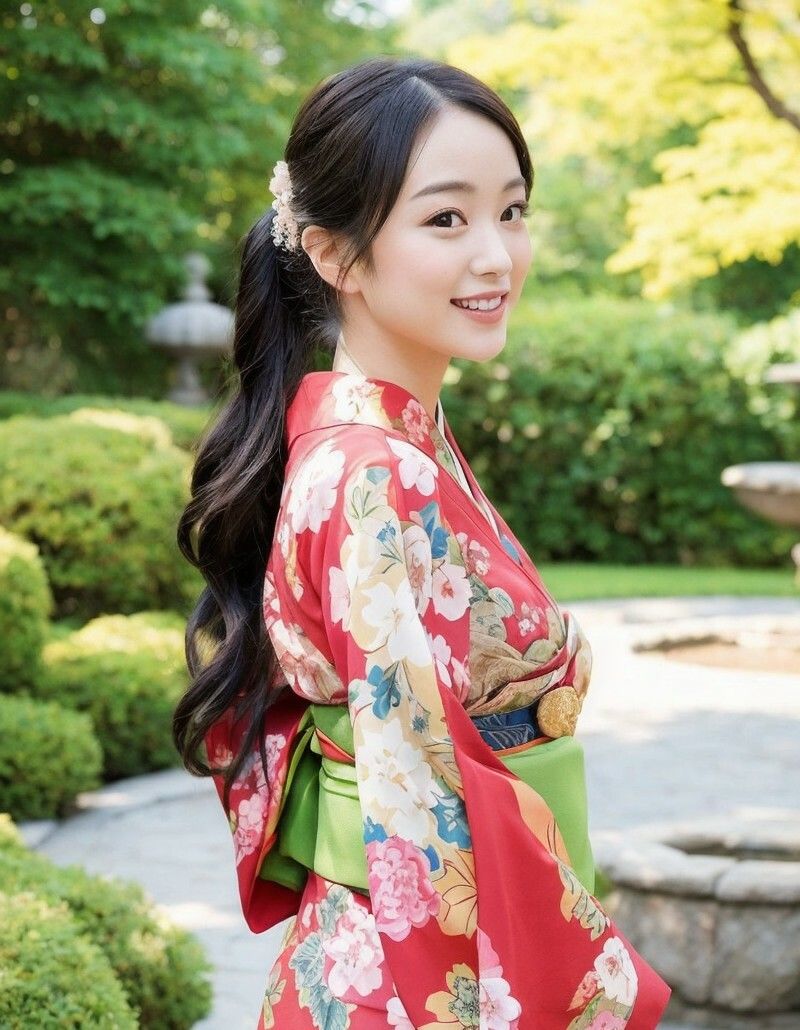 【美女名録】vol2.20 絢爛―振袖に咲く美― 150枚【AIグラビア写真集】 画像9