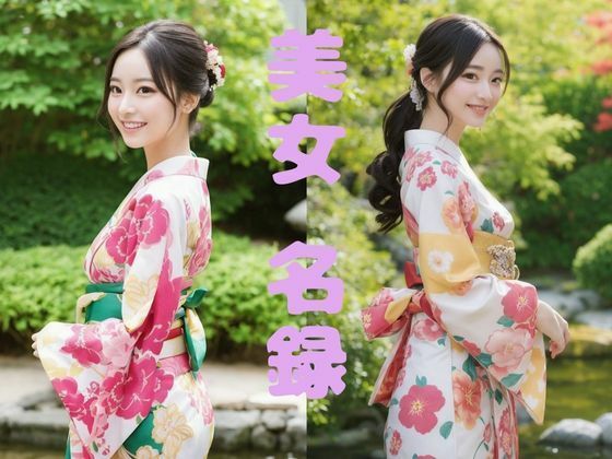 【美女名録】vol2.20 絢爛―振袖に咲く美― 150枚【AIグラビア写真集】