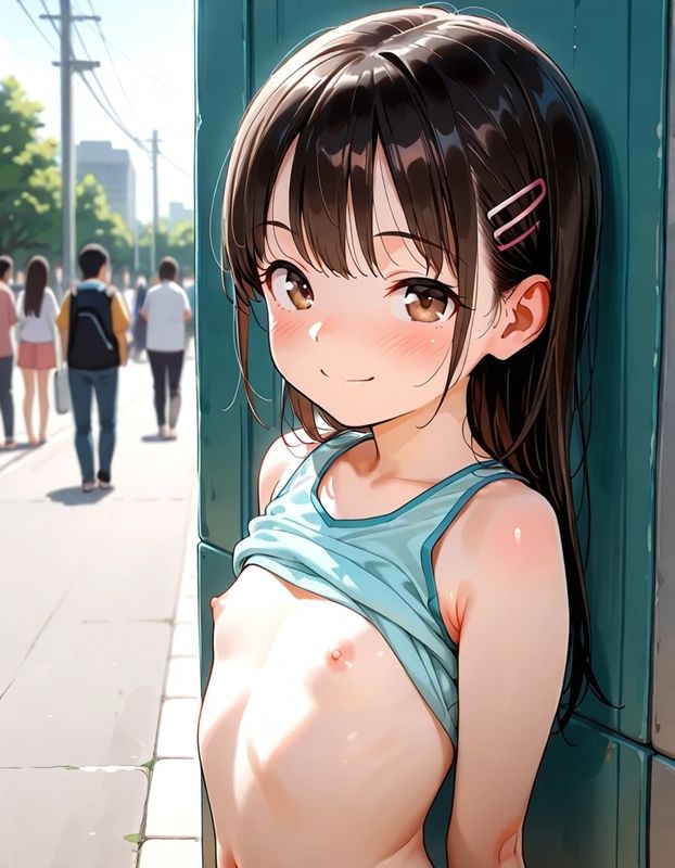 どこでも脱いじゃうビッチちゃん55