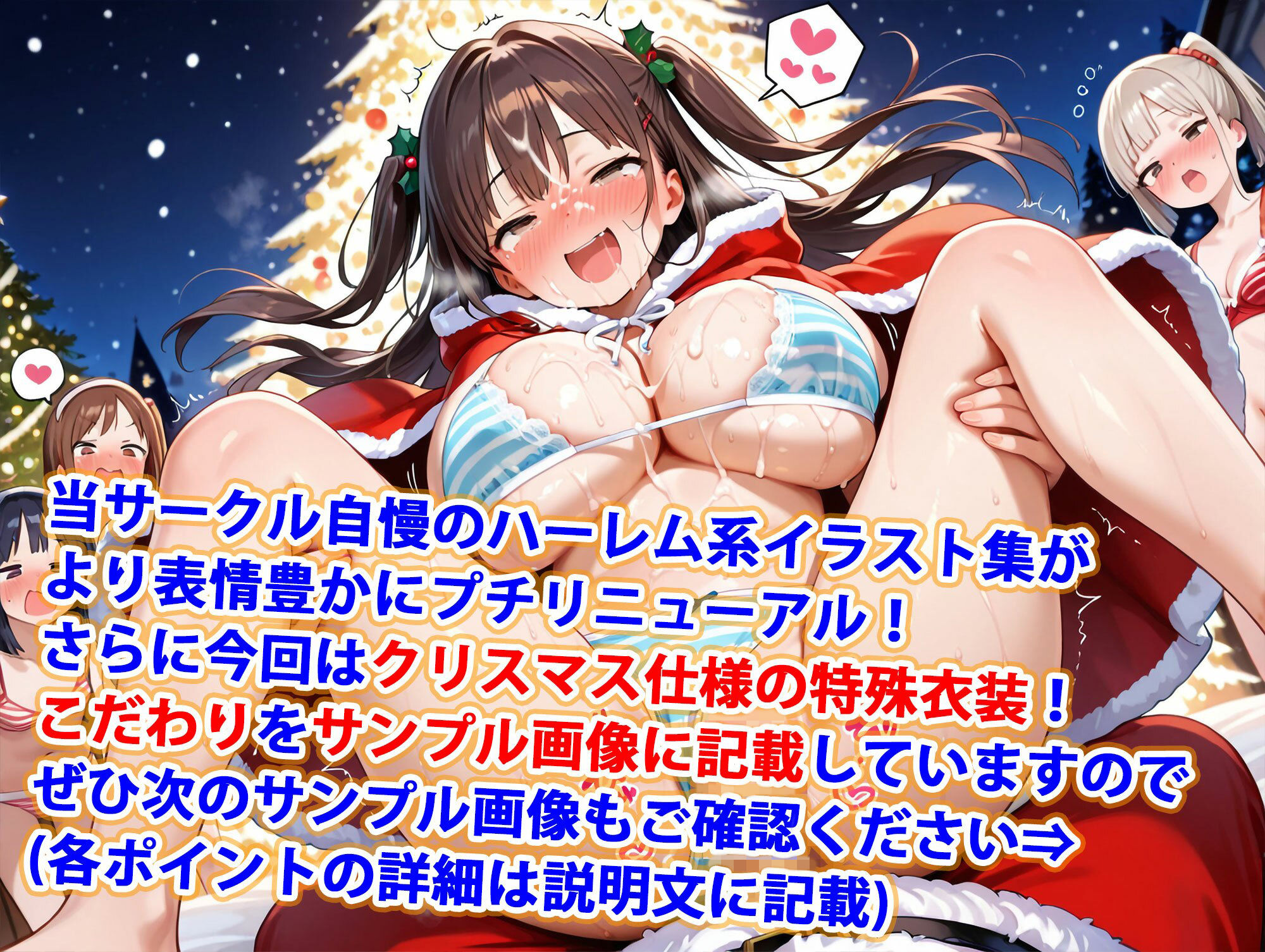 サンプル画像1:真巨乳ハーレム学園クリスマスしまぱんしまブラサンタ編(巨乳ハーレム学園の日常) [d_711057]
