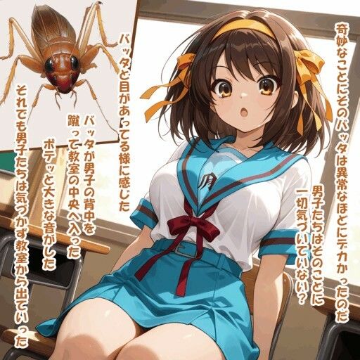 サンプル画像2:パイズリ生物の生態  パイズリバッタ 編(karinon屋) [d_711120]