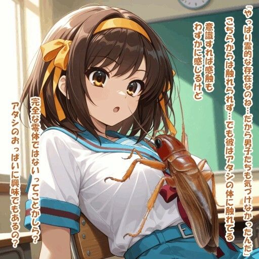 サンプル画像5:パイズリ生物の生態  パイズリバッタ 編(karinon屋) [d_711120]