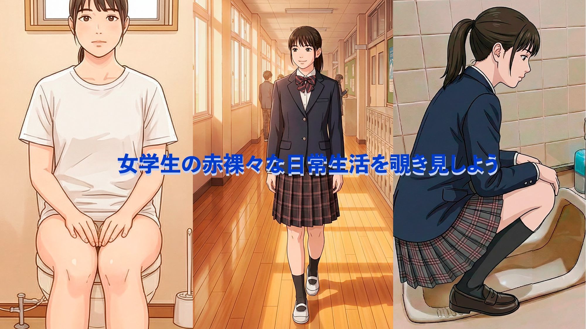 サンプル画像1:北関東に生息する女学生の生態図鑑(桜忍者) [d_711128]