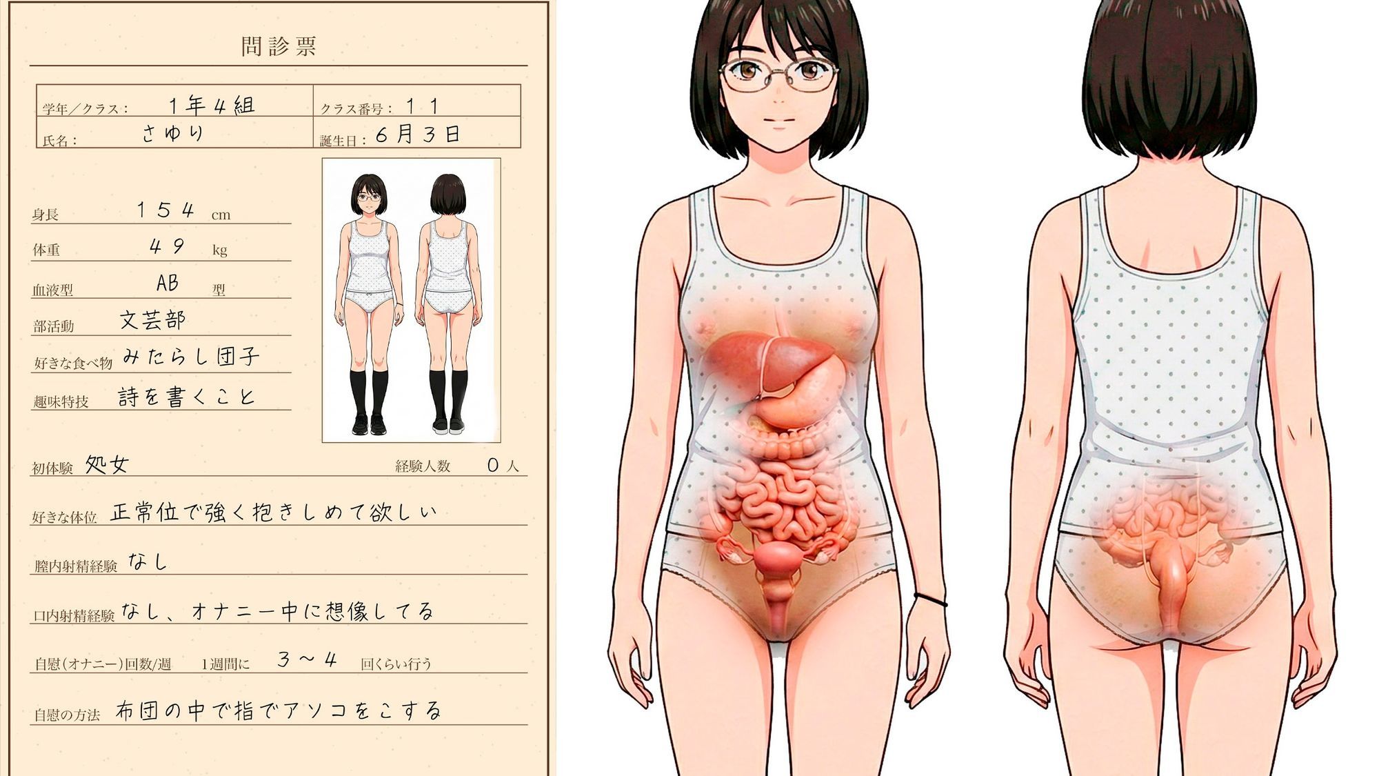 サンプル画像4:北関東に生息する女学生の生態図鑑(桜忍者) [d_711128]